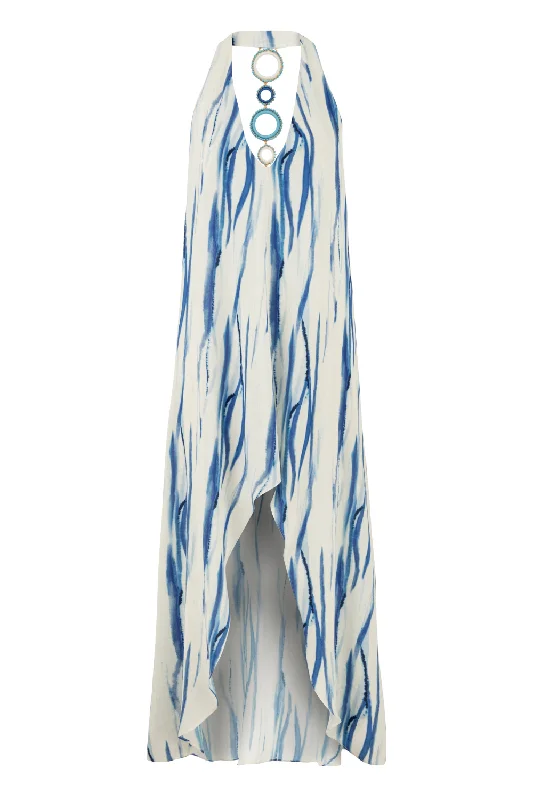 Maya Maxi Dress Chic Button-Up Maxi Dress