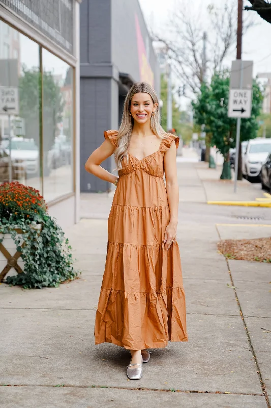 Natasha Poplin Maxi Dress Fashionable Layered Maxi Dress