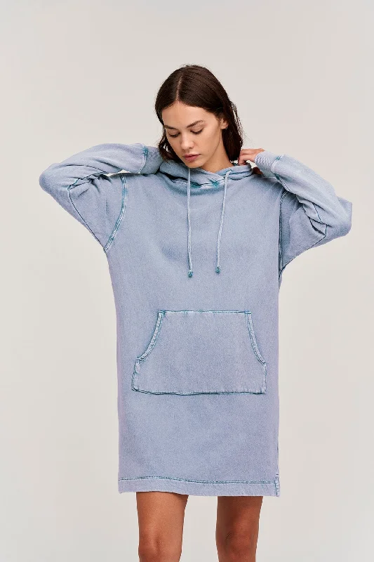 DORTHY SWEATSHIRT HOODIE DRESS Hoodie with Slim Fit Tailored Modern