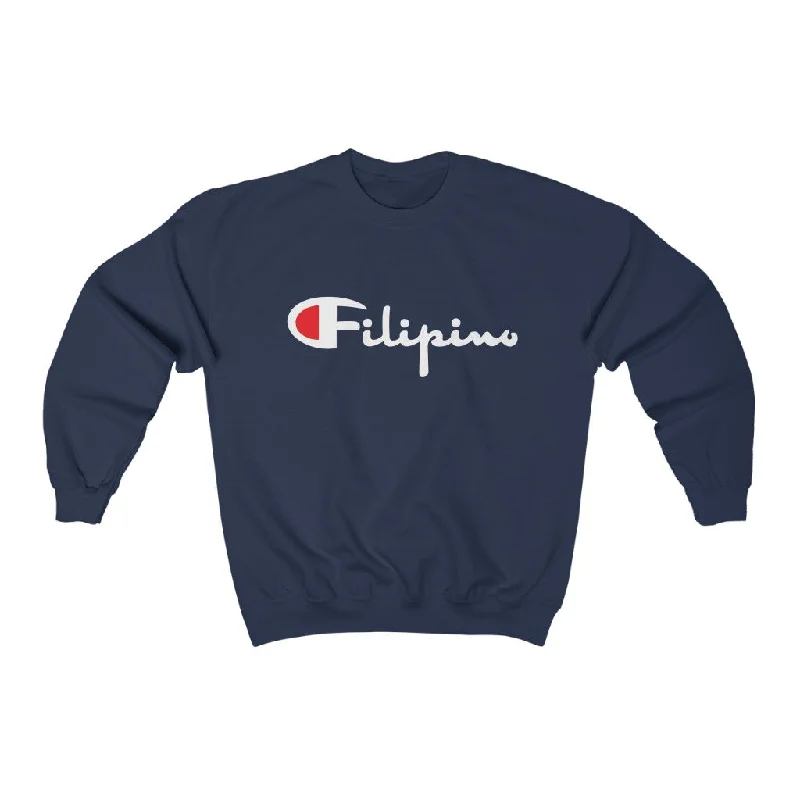 Filipino Champion Unisex Heavy Blend™ Crewneck Sweatshirt Graphic Hoodie Design Print