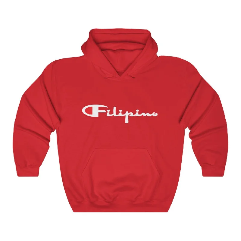 Filipino Champion Unisex Heavy Blend™ Hooded Sweatshirt Hoodie with Full-Zip Functional Layering