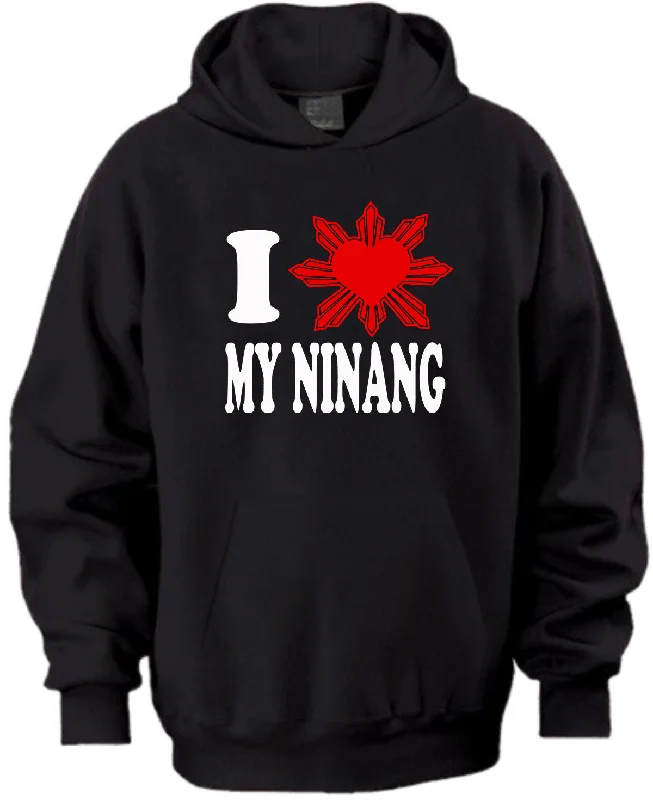 I LOVE MY NINANG HOODIE Hoodie with Toggle Buttons Decorative Unique