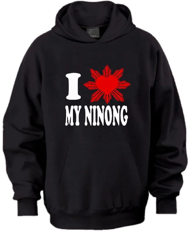 I LOVE MY NINONG HOODIE Hoodie with Snap Buttons Easy Quick