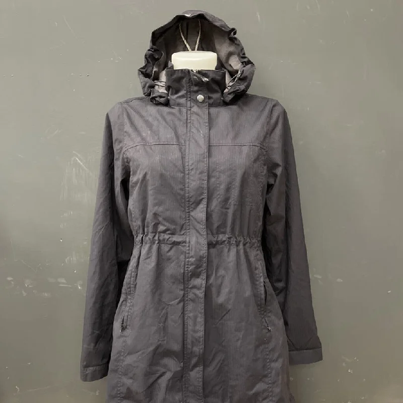 Men's Waterproof Windbreaker Jacket: Black -women-SM Ribbed Jacket Pleated Jacket Ruffled Jacket