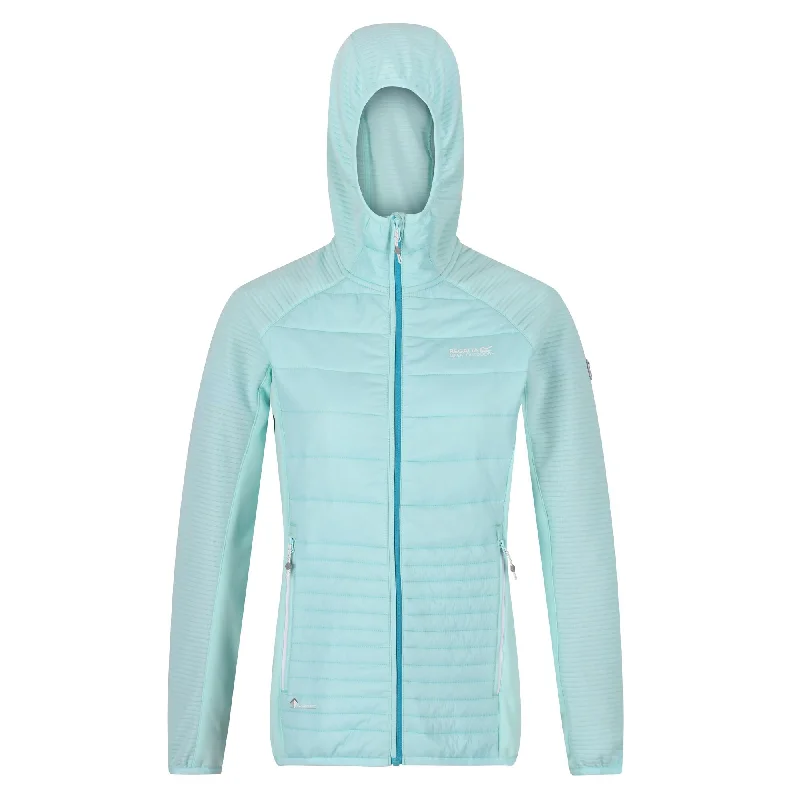 Regatta Ladies Andreson V Hybrid Jacket -AQUA Tiered Jacket Buttoned Jacket Zippered Jacket