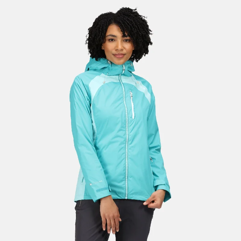 Regatta Ladies Lightweight Highton Jacket -TURQUOISE Striped Jacket Polka Dot Jacket Floral Jacket