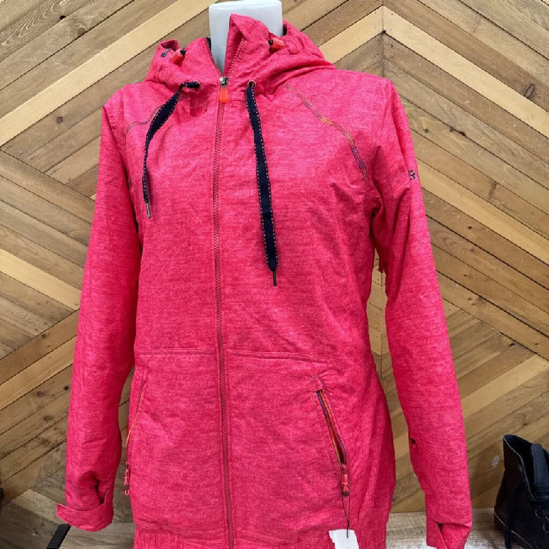 Roxy- insulated women's ski jacket- MSRP $299: Pink-women-MD Appliqued Jacket Beaded Jacket Sequined Jacket