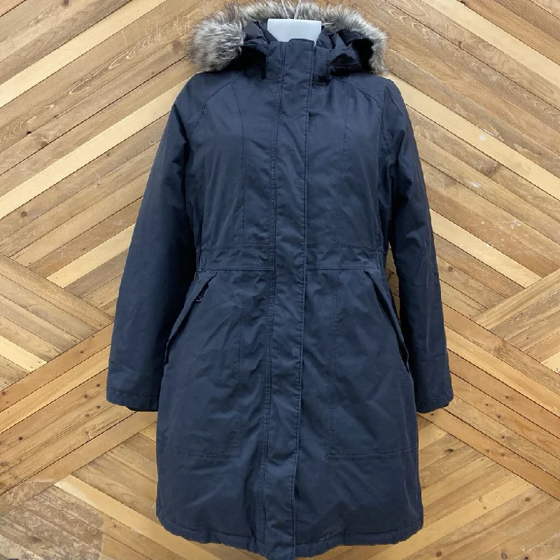 The North Face- Women Insulated Down Parka Jacket- MSRP $ : black -women-LG Nylon Jacket Polyester Jacket Spandex Jacket