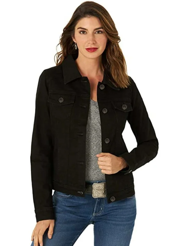 Enzo | Womens Classic Denim Jacket Mesh Jacket Canvas Jacket Denim Jacket