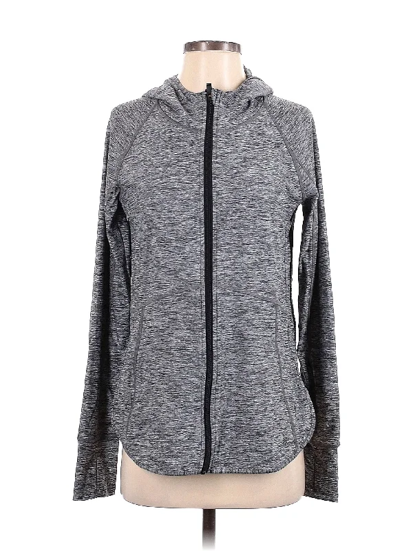 Zip Up Hoodie Hoodie with Pocket Utility Practical