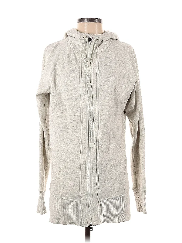 Zip Up Hoodie Hoodie with Rhinestones Sparkly Elegant