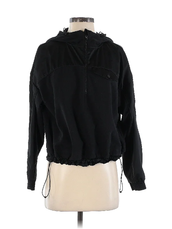 Zip Up Hoodie Hoodie with Cropped Fit Short Trendy