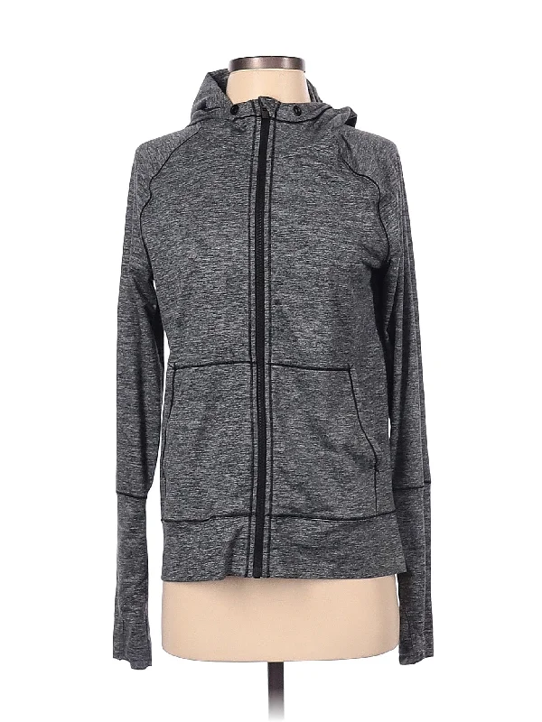 Zip Up Hoodie Hoodie with Bell Sleeves Flared Feminine