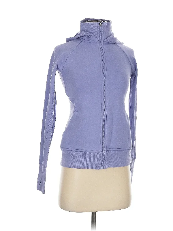 Zip Up Hoodie Hoodie with Drop Shoulder Relaxed Streetwear