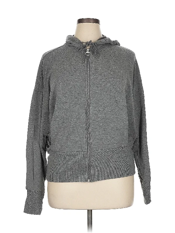 Zip Up Hoodie Hoodie with Cropped Fit Short Trendy