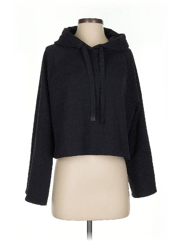 Zip Up Hoodie Hoodie with Ribbed Neckline Snug Warm