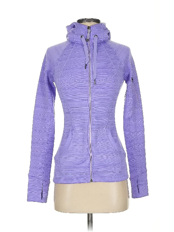 Zip Up Hoodie Hoodie with Hem Contrast Bold Stylish