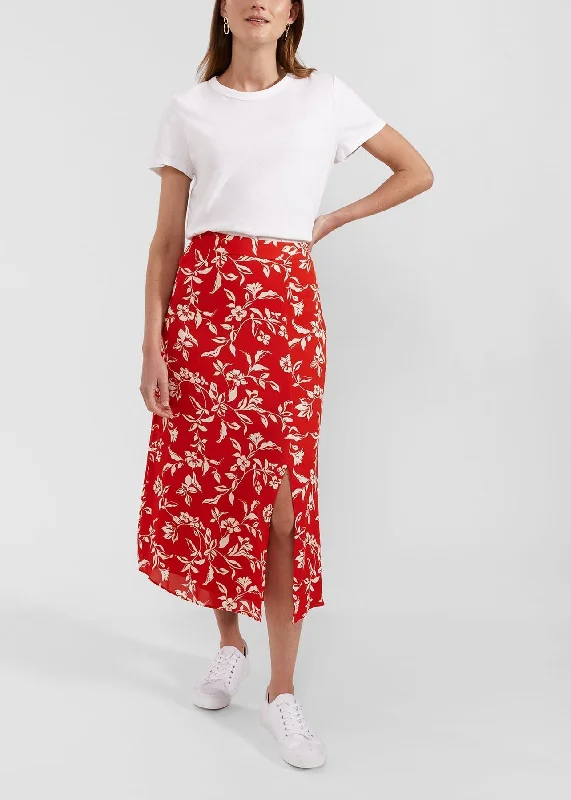 Eloise Skirt 0224/7685/9021l00 Red-Buttercream wrap skirt elegant