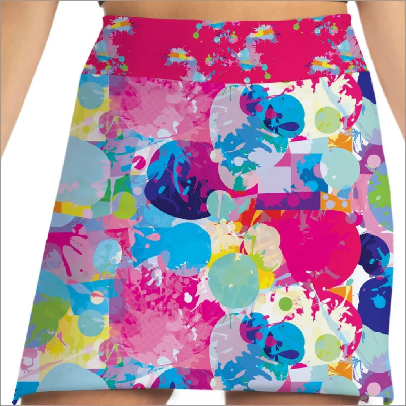 Skort Obsession Color Pallet Skort 17" summer skirt style