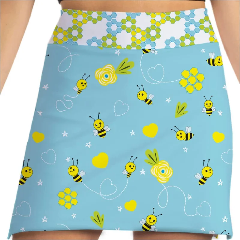 Skort Obsession Sweet Bee Skort 17" boho skirt vibe